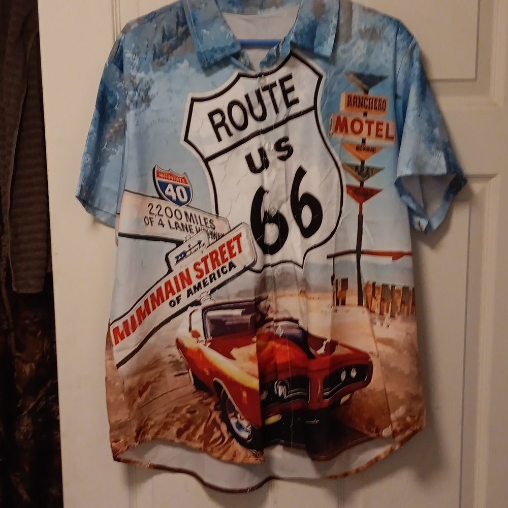 Brand new never worn route 66 shirt